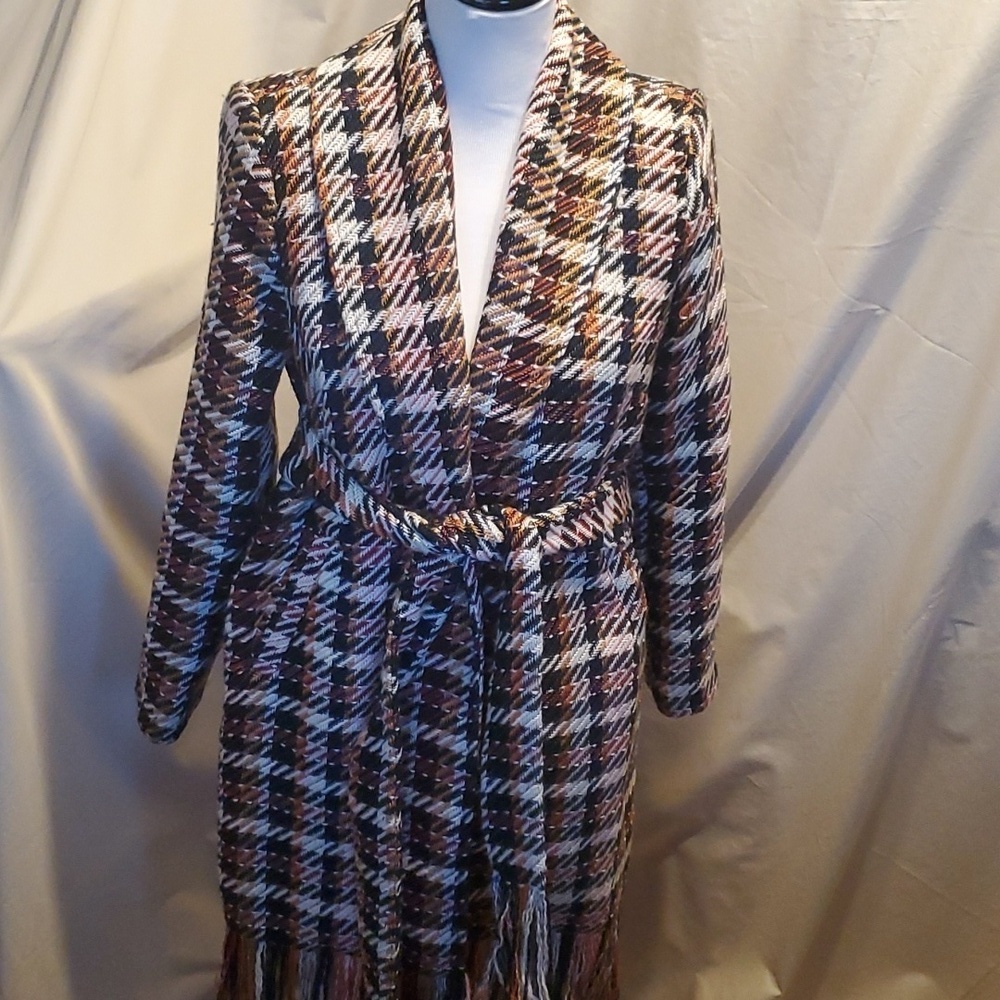Cabi Woven Textured Jacket SZ SM